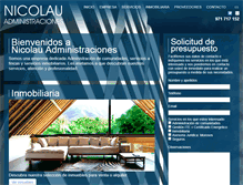 Tablet Screenshot of nicolauadministraciones.com